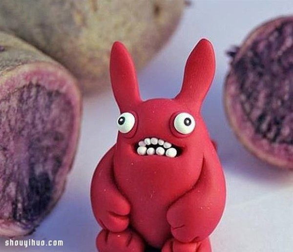 How to make little monsters with colored clay, DIY tutorial for clay monsters