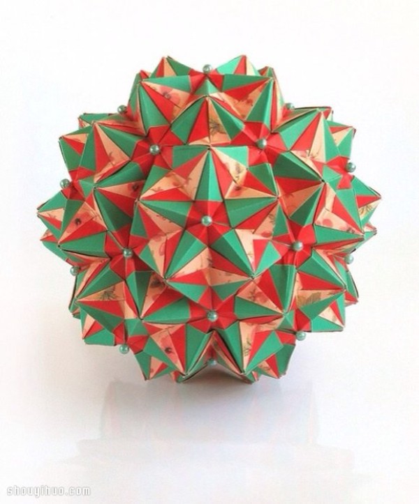 Appreciation of the beautiful handmade origami flower balls (2)