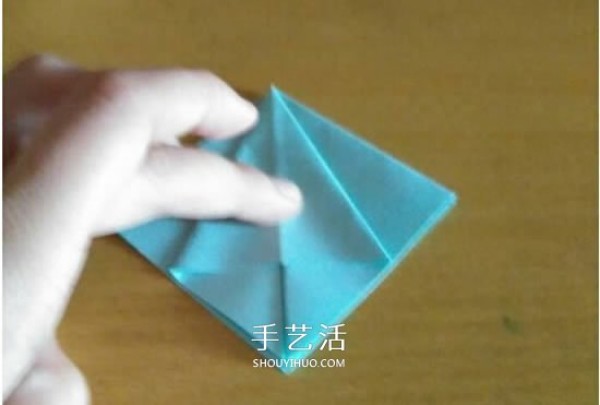 How to fold beautiful paper flowers, origami eight-pointed star flower with illustrations