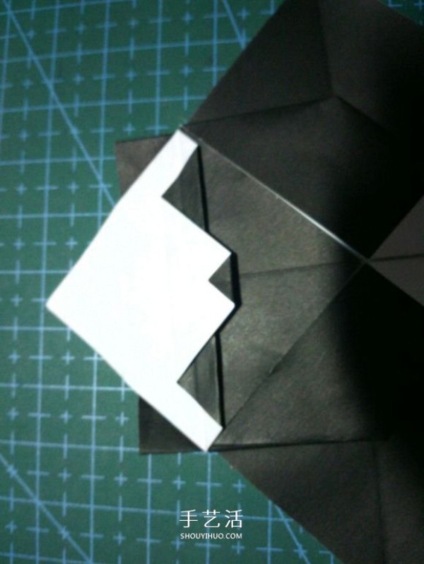 Fold a national treasure and come out! Illustration of the origami method of the cute giant panda