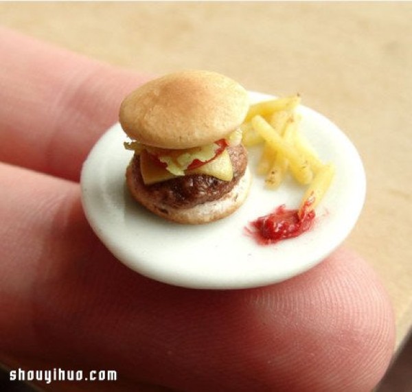 Super mini and ultra-exquisite polymer clay food model