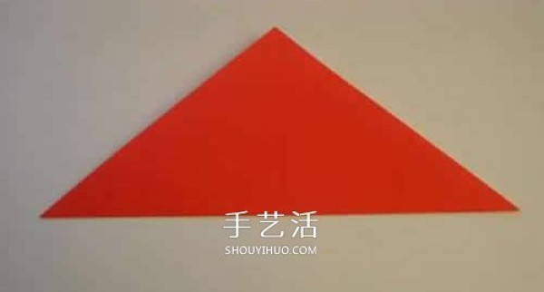 How to make an origami Christmas hat and illustrate the folding steps of a simple Christmas hat