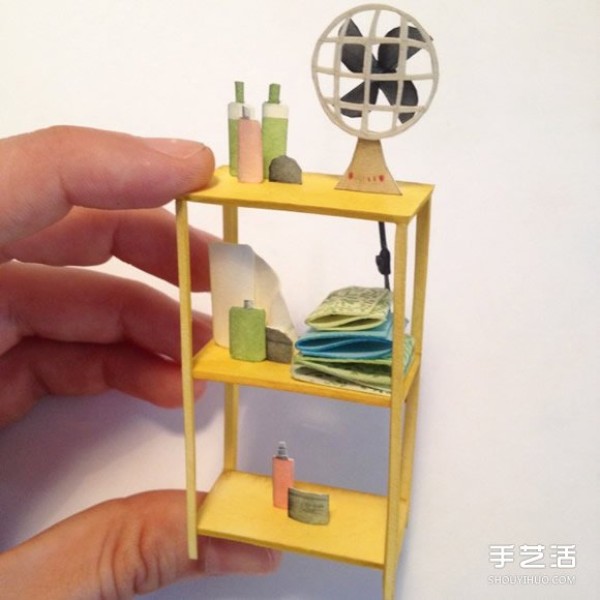 Paper art and watercolor painting DIY movie scenes are a cute and exquisite little world