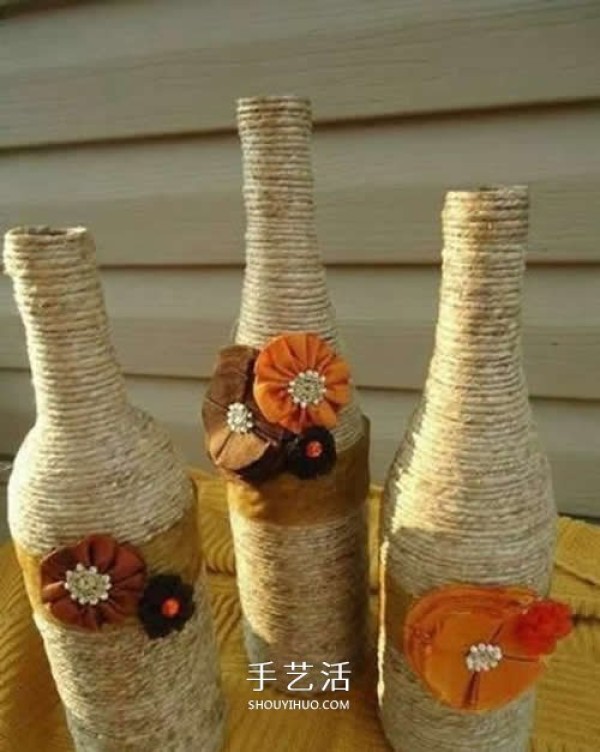 Wine bottle renovation ideas! Are you still willing to throw away household garbage? 