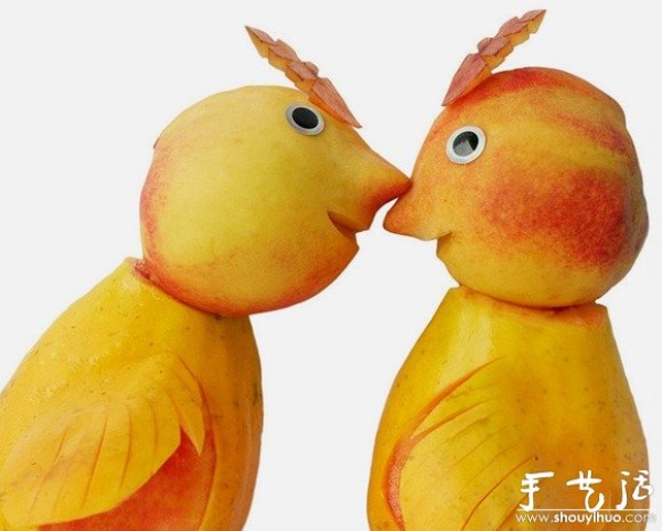 Handmade DIY animals of vegetables and fruits