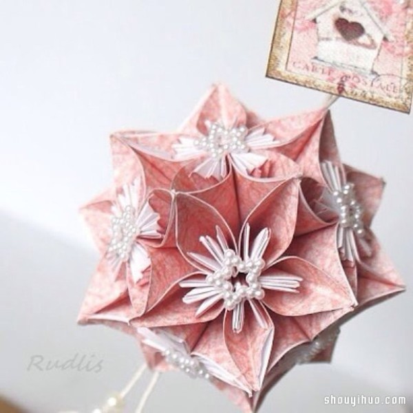 Appreciation of the beautiful handmade origami flower balls (6)