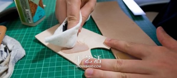 DIY homemade leather card holder mobile phone case with card holder function tutorial