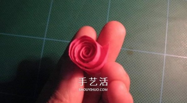 GG Rose Folding Illustration Beautiful and Detailed Rose Origami