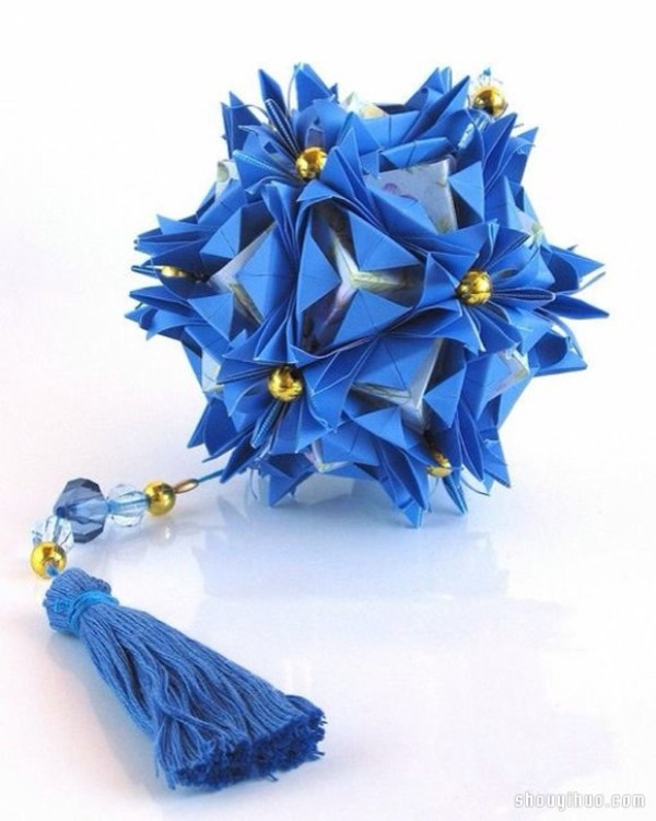 Appreciation of the beautiful handmade origami flower balls (6)