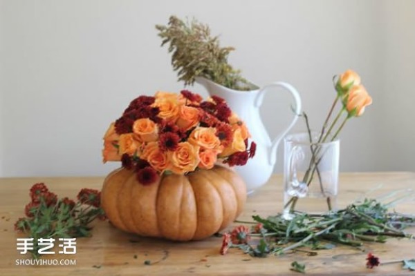 Thanksgiving Pumpkin Vase DIY Pumpkin Handmade Vase Tutorial