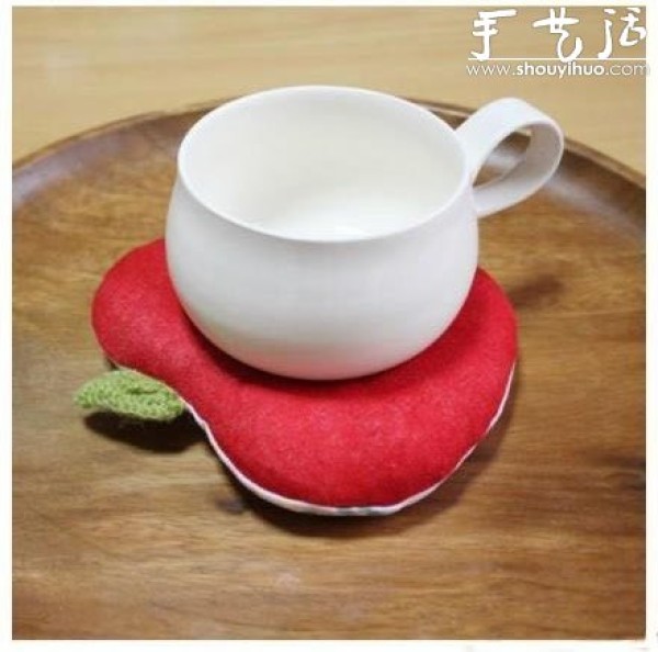 Japanese hokkori donut fabric coaster