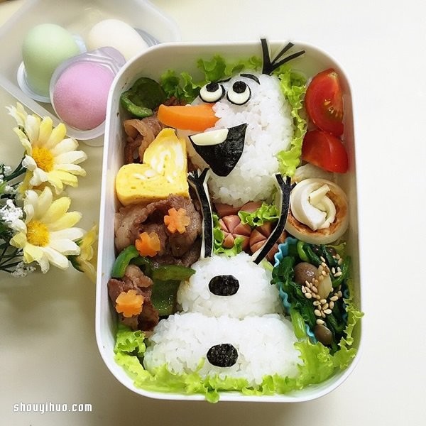 Japanese mothers DIY love lunch boxes for their children, full of happiness