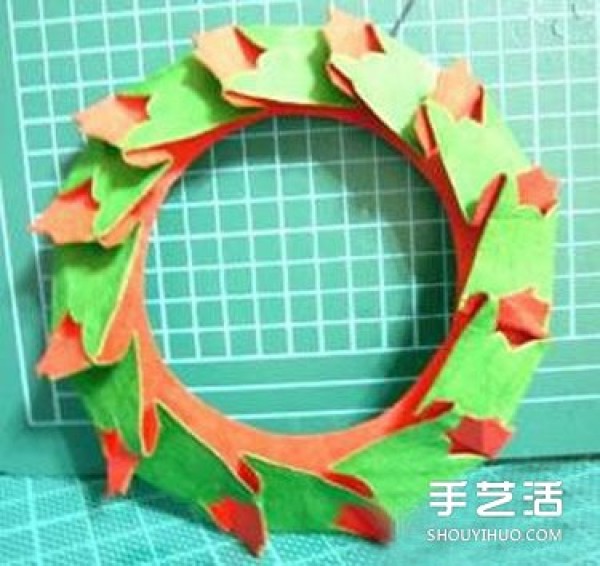 How to make a Christmas cardboard garland, DIY Christmas card decoration garland