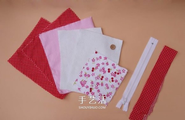 Bird Zipper Bag Making Tutorial: Fabric Zipper Bag Making Illustration