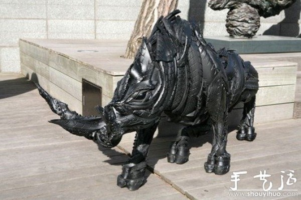 Tire Animal DIY Sculpture