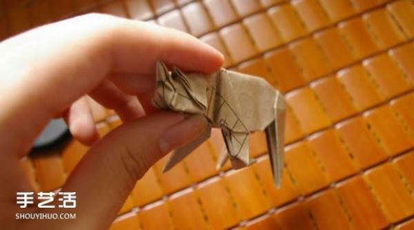 Mabona Rhino Origami Tutorial, Mabona Rhino Origami Illustrations