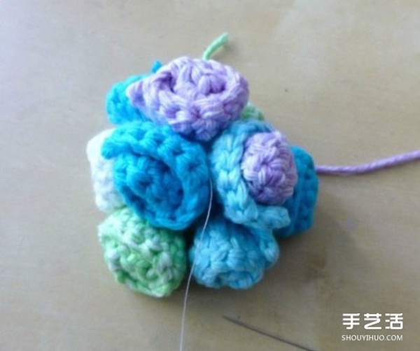 The method of crocheting medicinal jade has auspicious meanings