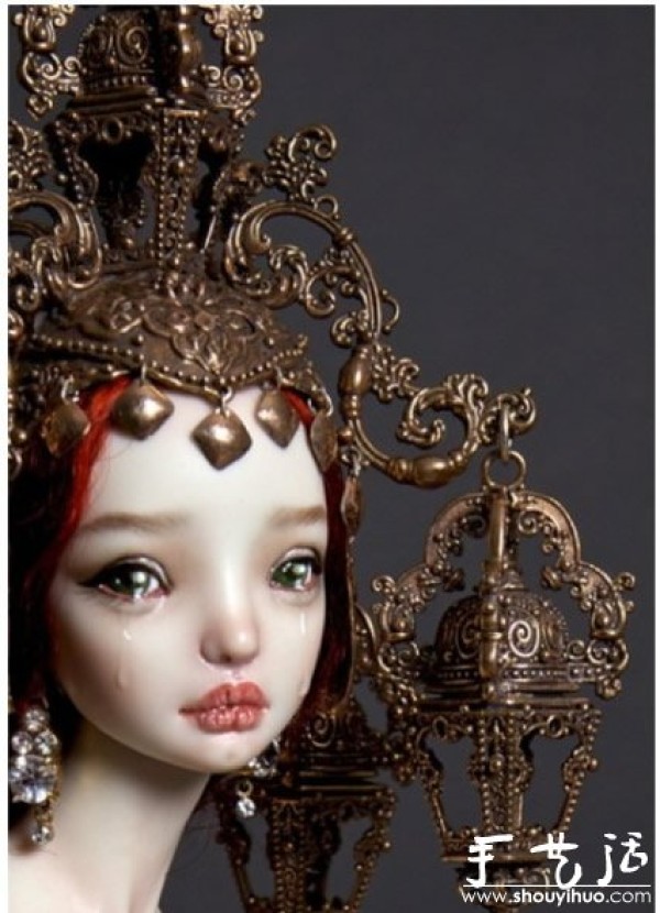 Handmade exquisite ceramic dolls