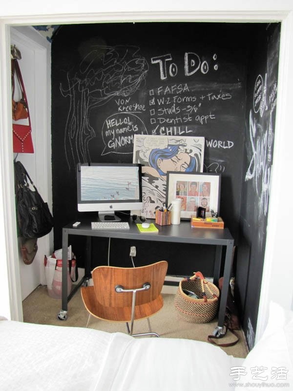 DIY some beautiful and practical small blackboards for home decoration