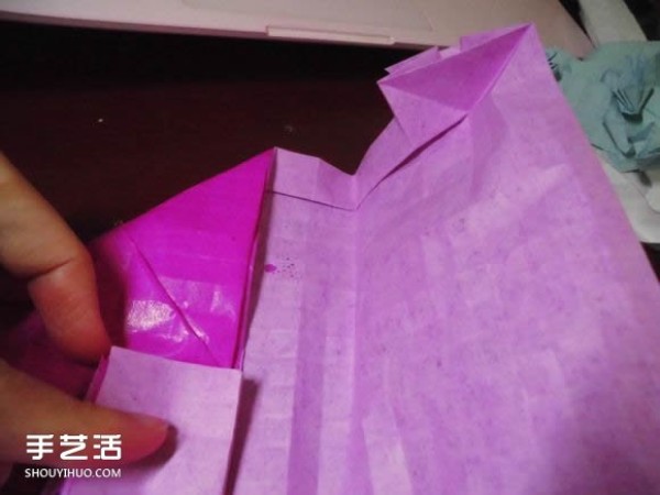 Die Lianhua Love Origami Illustration of Creative Love Origami Step by Step