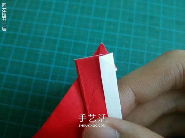 Illustrated tutorial on how to fold the Christmas crane How to fold the Christmas crane