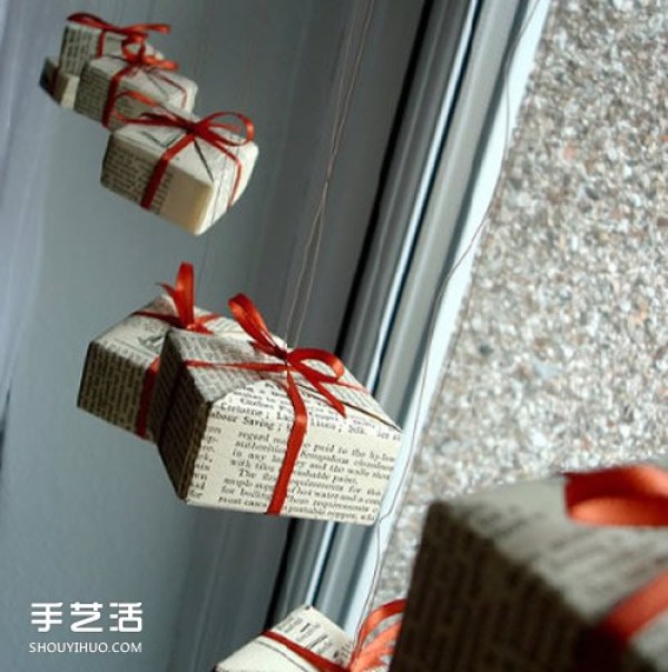 DIY Christmas gift box, folding method of Christmas gift box