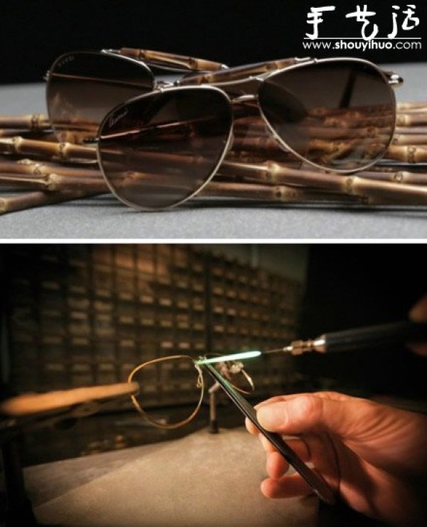 Gucci bamboo sunglasses are luxurious and have a complicated hand-making process