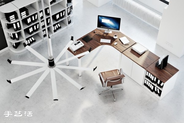 Simple and elegant RD office office space design