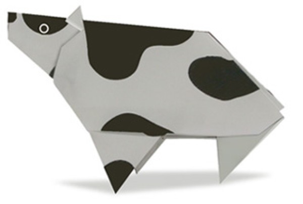 Funny cow origami method