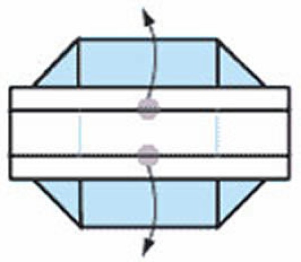 The folding method of a simple square paper box can be used as a garbage box