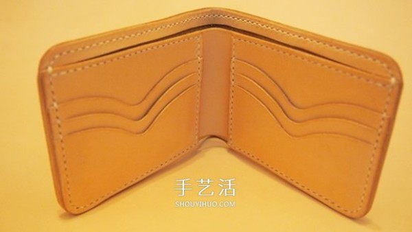 The most detailed leather art tutorial teaches you how to make a cowhide wallet step by step