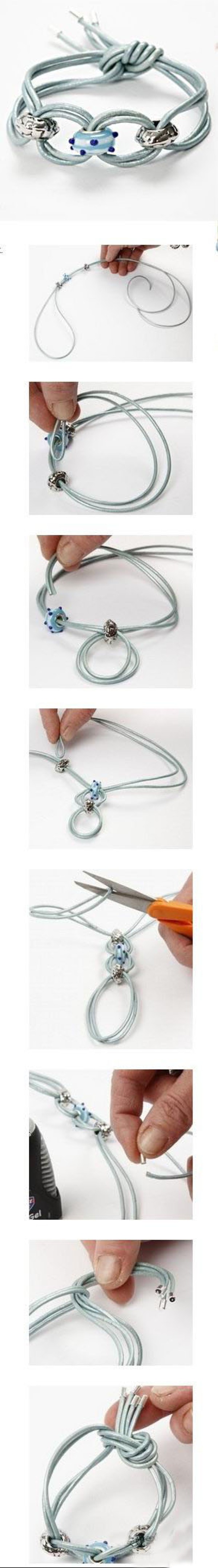 Tutorial on how to make beautiful bracelets for girls