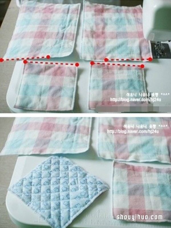 DIY tutorial for making fresh and funny fabric paper towel covers