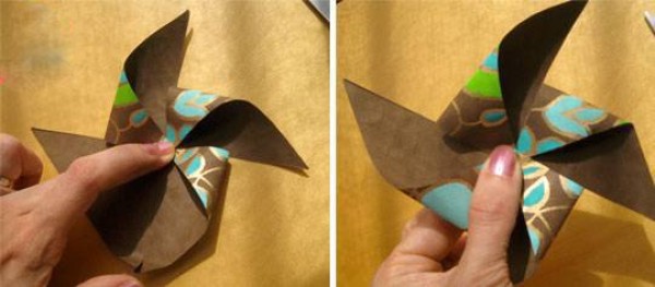 How to make origami windmills, DIY paper windmills