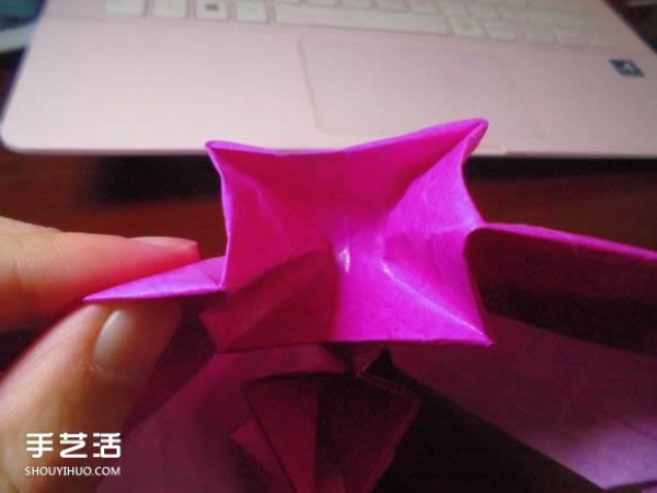 Die Lianhua Love Origami Illustration of Creative Love Origami Step by Step