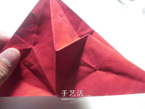 How to make origami for a bonfire, illustrated tutorial on how to make origami flames