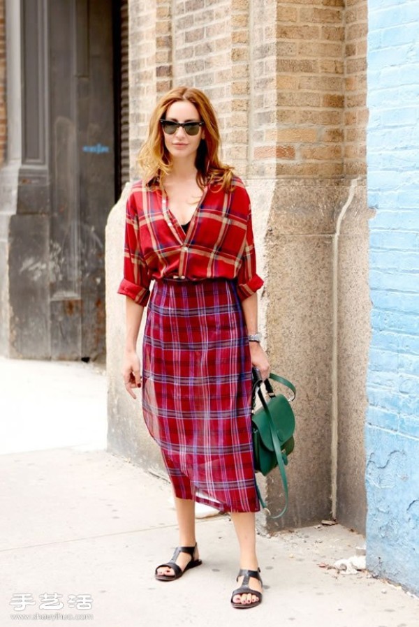 Get rid of the unchanging classic plaid to create a fashionable dressing style