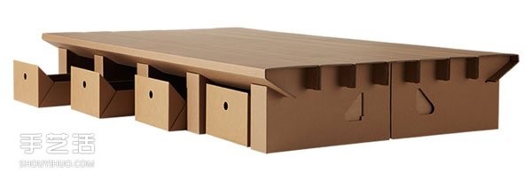 Buying one cardboard bed with three folding methods is equivalent to buying three. !