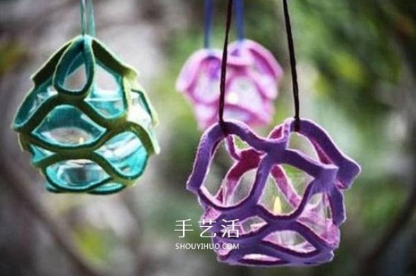 How to make non-woven fabric hanging ornaments, DIY handmade fabric wind chime illustration