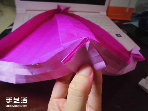 Die Lianhua Love Origami Illustration of Creative Love Origami Step by Step