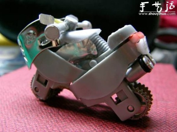 Disposable lighter DIY motorcycle model