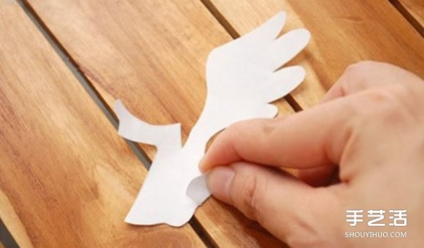 How to make greeting cards from A4 paper and make creative three-dimensional angel greeting cards by hand