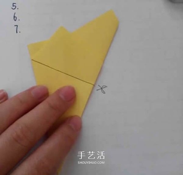 Five-petal Sato Rose Folding Illustration How to Fold Sato Rose Step by Step