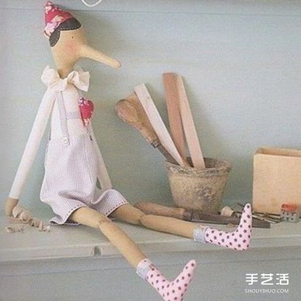 Non-woven Pinocchio Doll DIY Handmade Pinocchio Doll