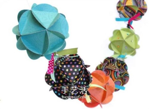 How to make simple and beautiful paper flower balls and hang them up during the holidays as a decoration