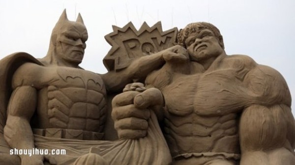 Hollywood movie themed sand sculptures to feel the artistic charm of sand