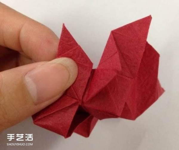 Super detailed illustration of how to fold Kawasaki rose, including flowers and receptacles