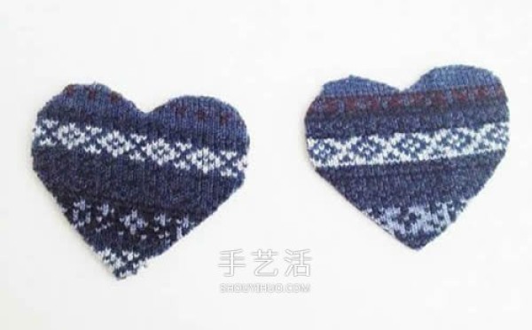 Old sweater remodeling tutorial, DIY handmade beautiful love ornaments