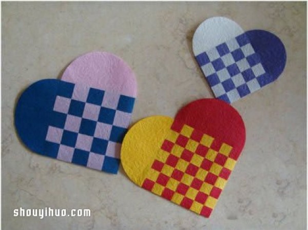 DIY simple and beautiful paper weaving method illustrated tutorial