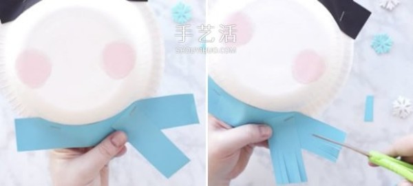 Cute Paper Plate Snowman Handmade Tutorial